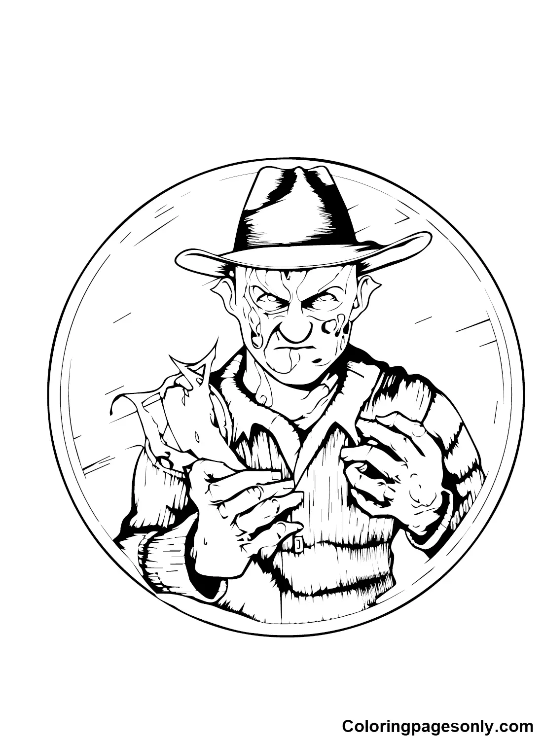 Freddy Krueger Ausmalbilder 22