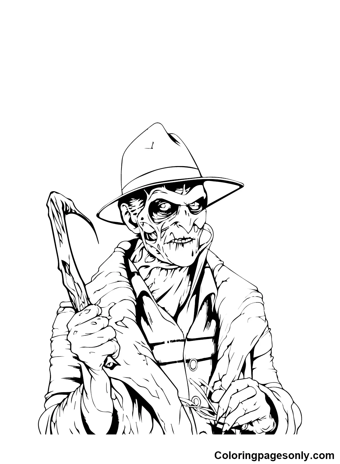 Freddy Krueger Ausmalbilder 3