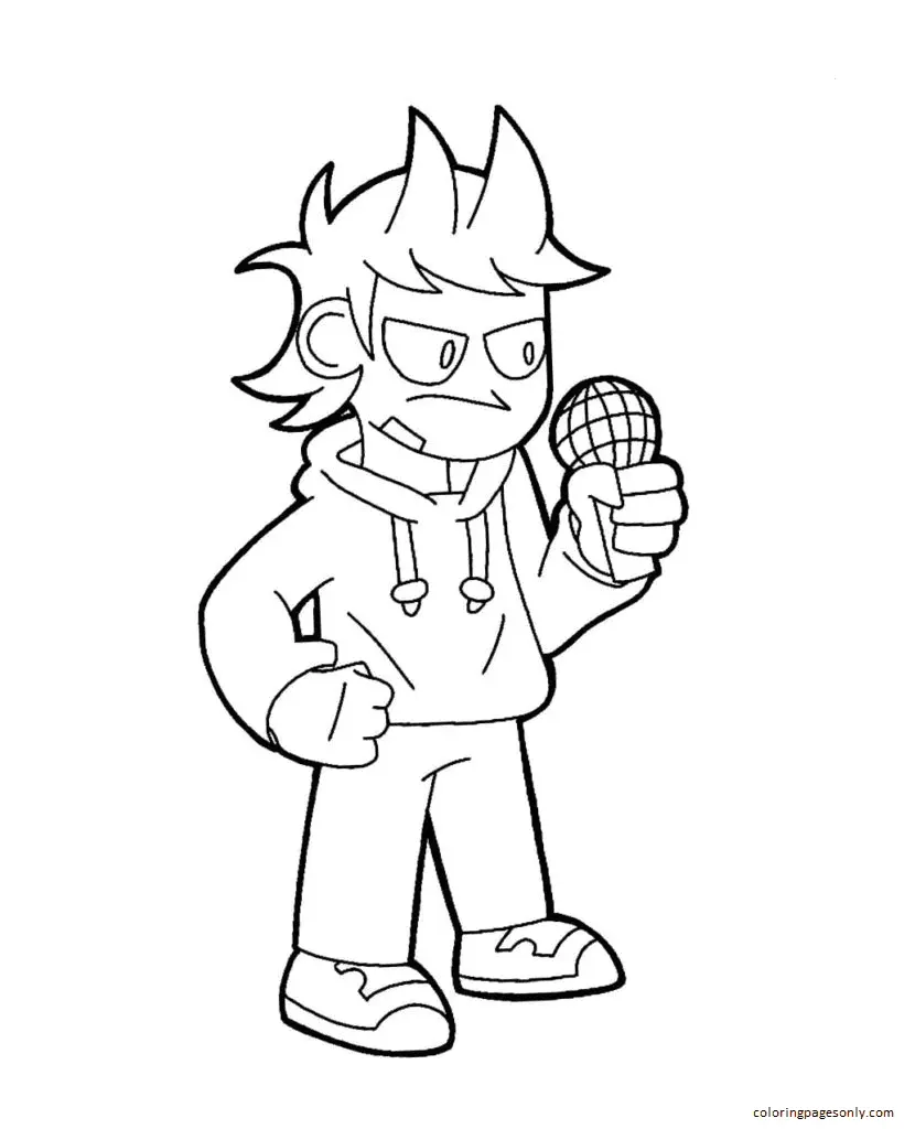 Desenhos de Friday Night Funkin Para Colorir 11