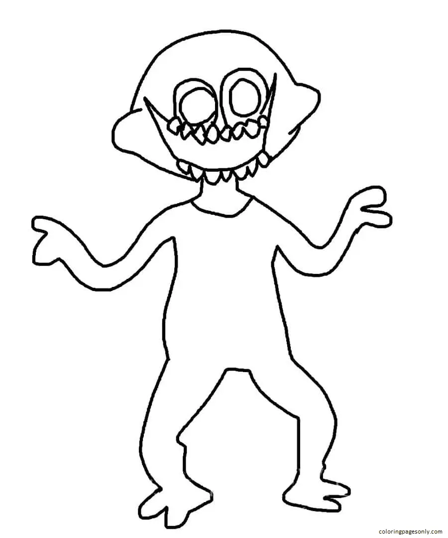 Friday Night Funkin Coloring Pages 30