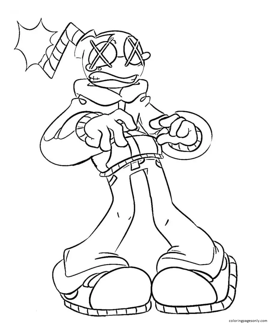 Desenhos de Friday Night Funkin Para Colorir 79