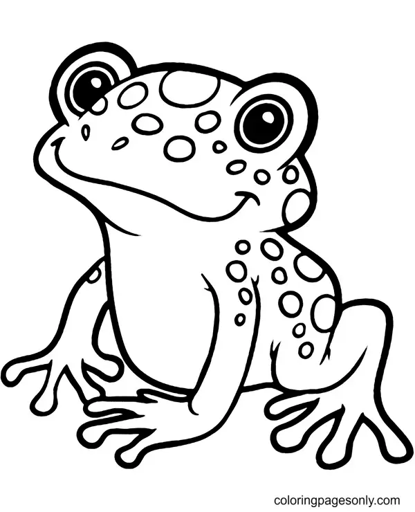 Desenhos de Sapo Para Colorir 22