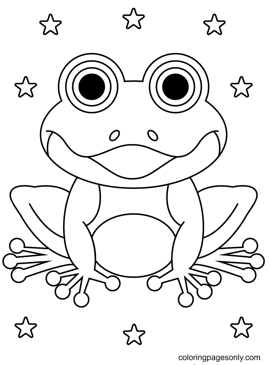 Frosch Ausmalbilder 35