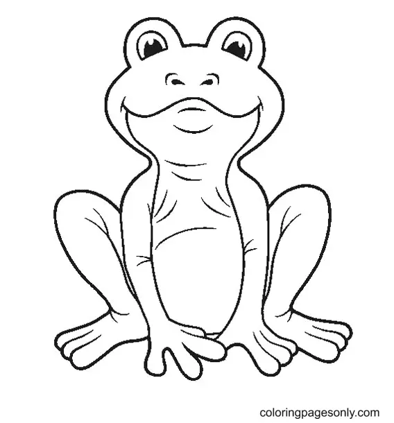 Frosch Ausmalbilder 67