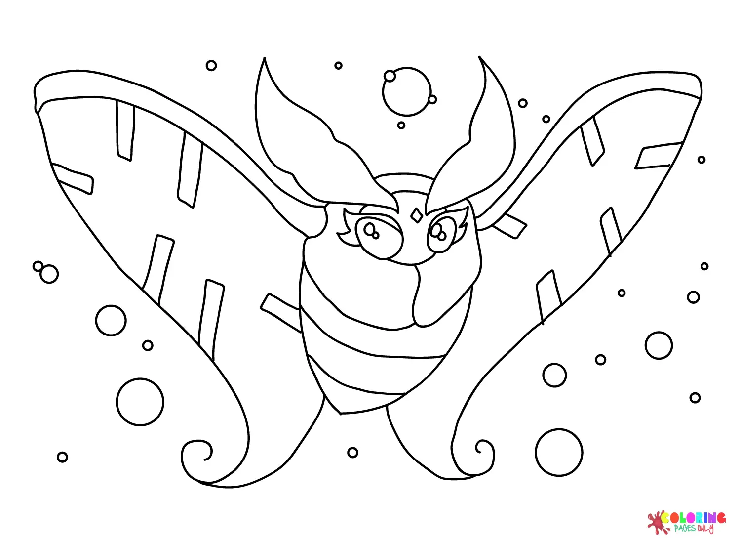 Frosmoth Coloring Pages 14