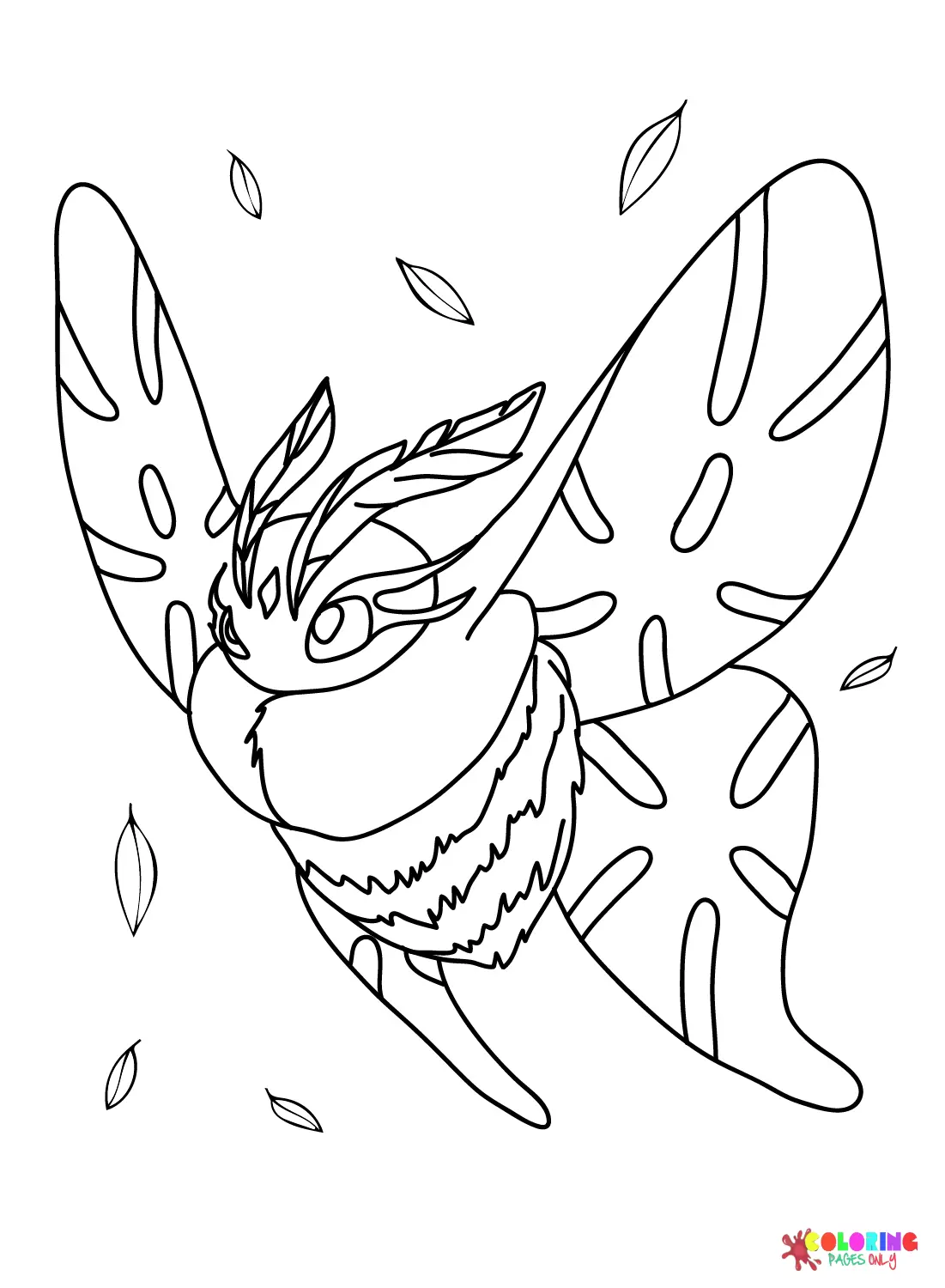 Frosmoth Coloring Pages 15