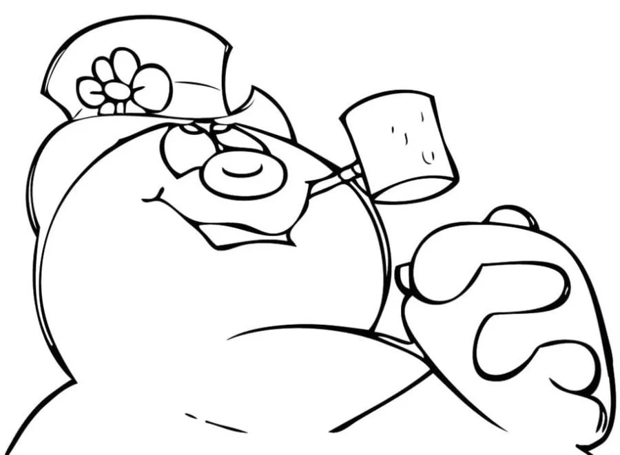 Desenhos de Frosty O Boneco de Neve Para Colorir 12