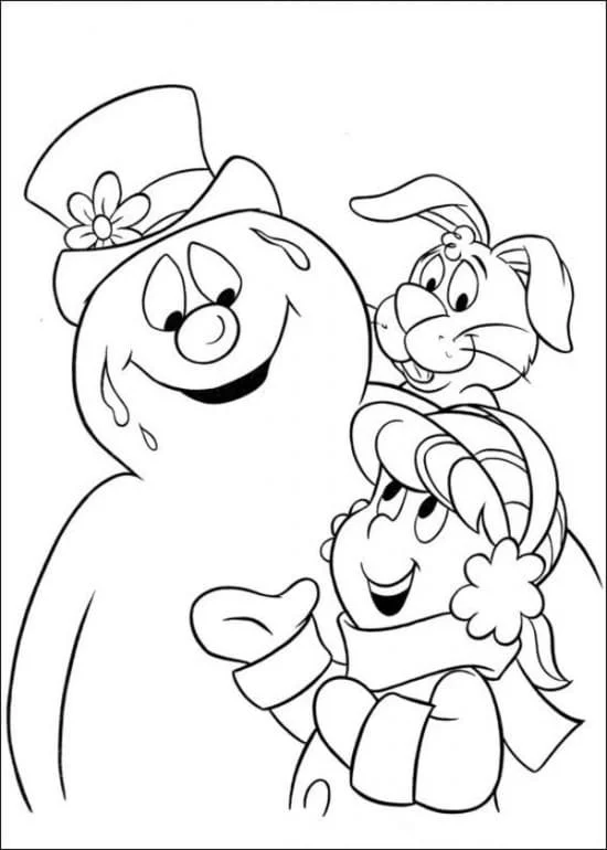 Frosty the Snowman Coloring Pages 15