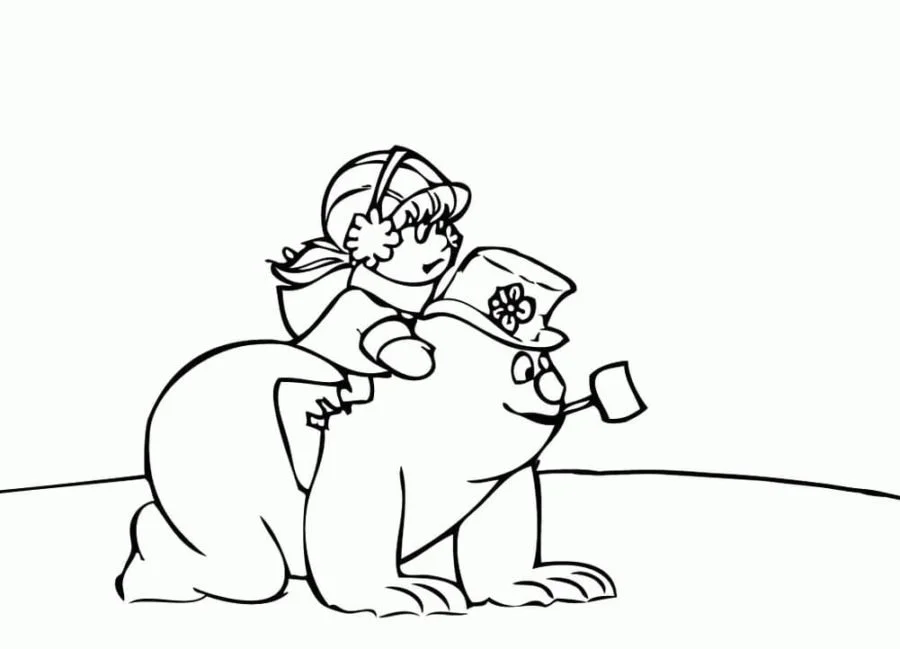 Frosty the Snowman Coloring Pages 16