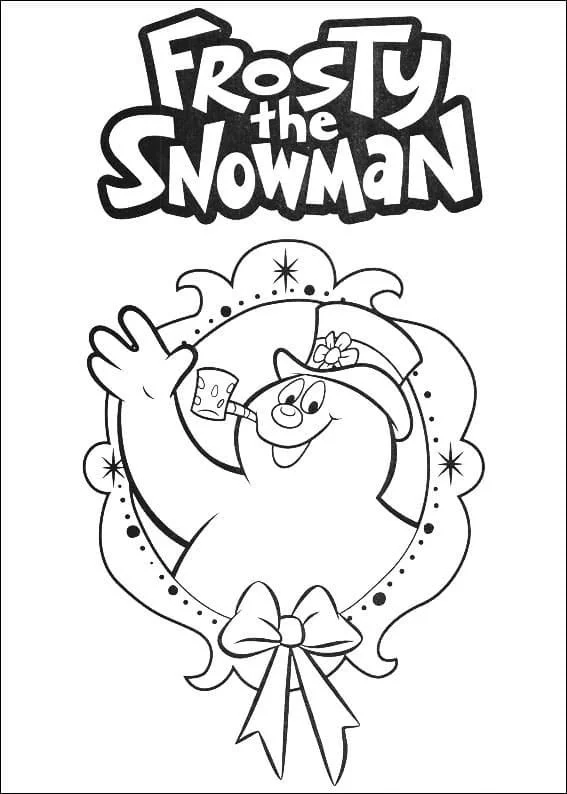 Desenhos de Frosty O Boneco de Neve Para Colorir 25