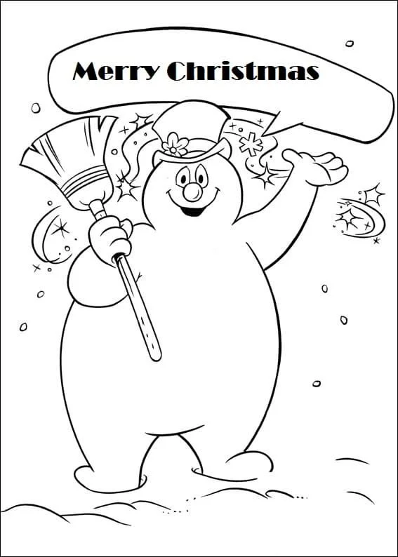 Frosty the Snowman Coloring Pages 27