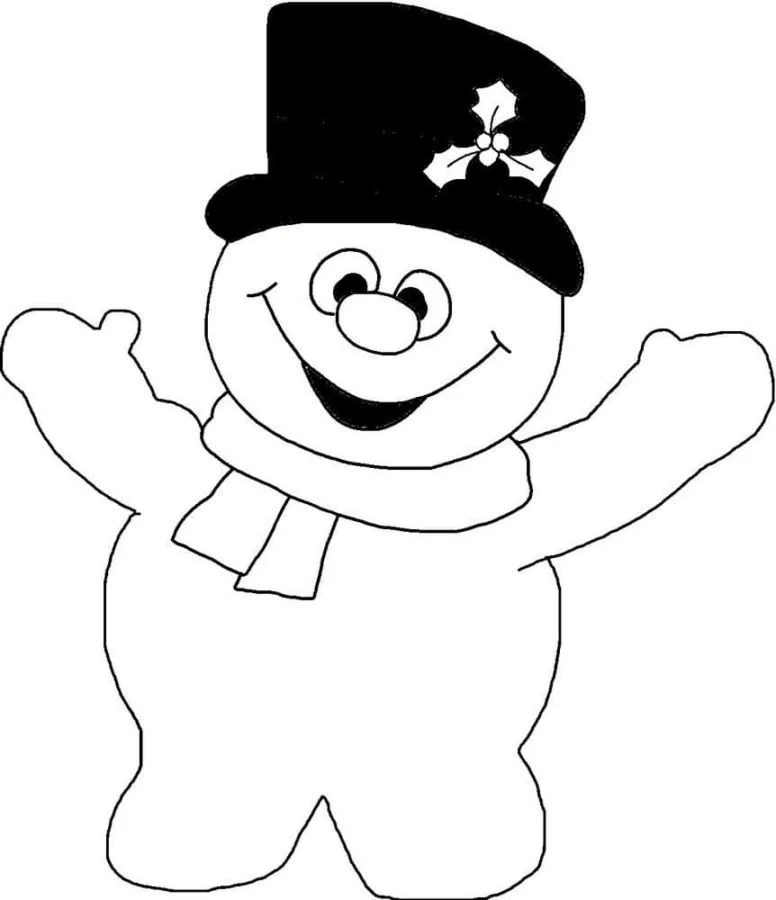 Desenhos de Frosty O Boneco de Neve Para Colorir 44