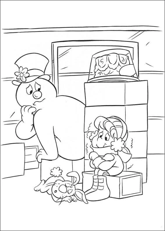 Desenhos de Frosty O Boneco de Neve Para Colorir 57