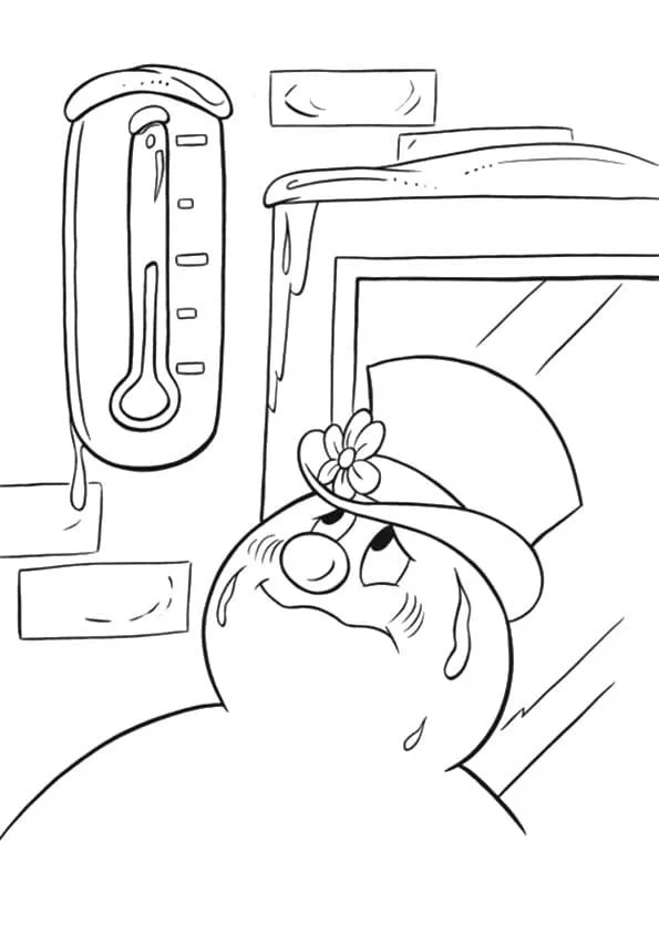 Frosty the Snowman Coloring Pages 6