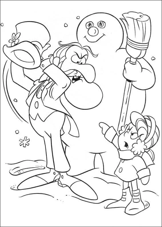 Desenhos de Frosty O Boneco de Neve Para Colorir 65