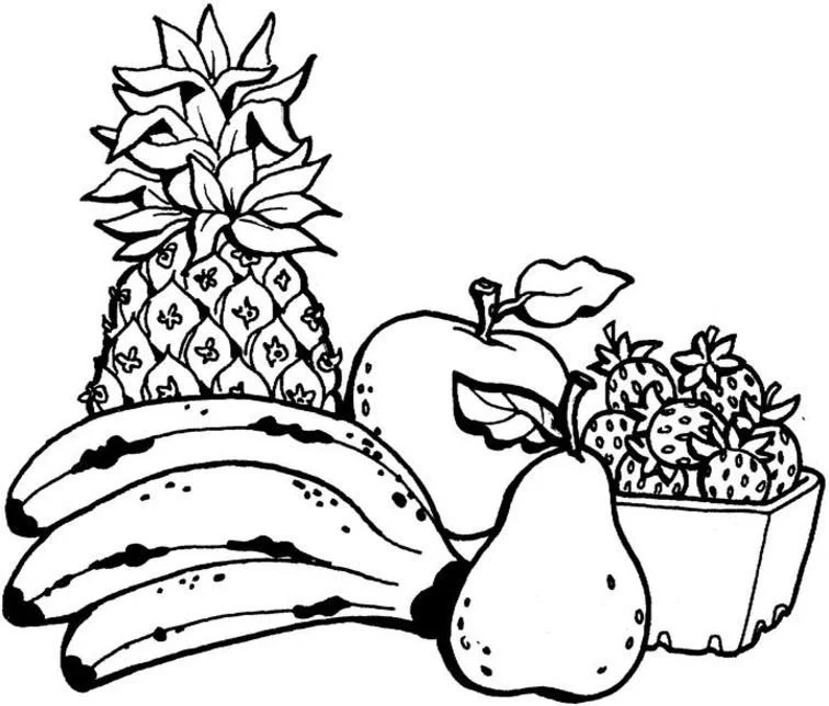 Fruit Coloring Pages 4