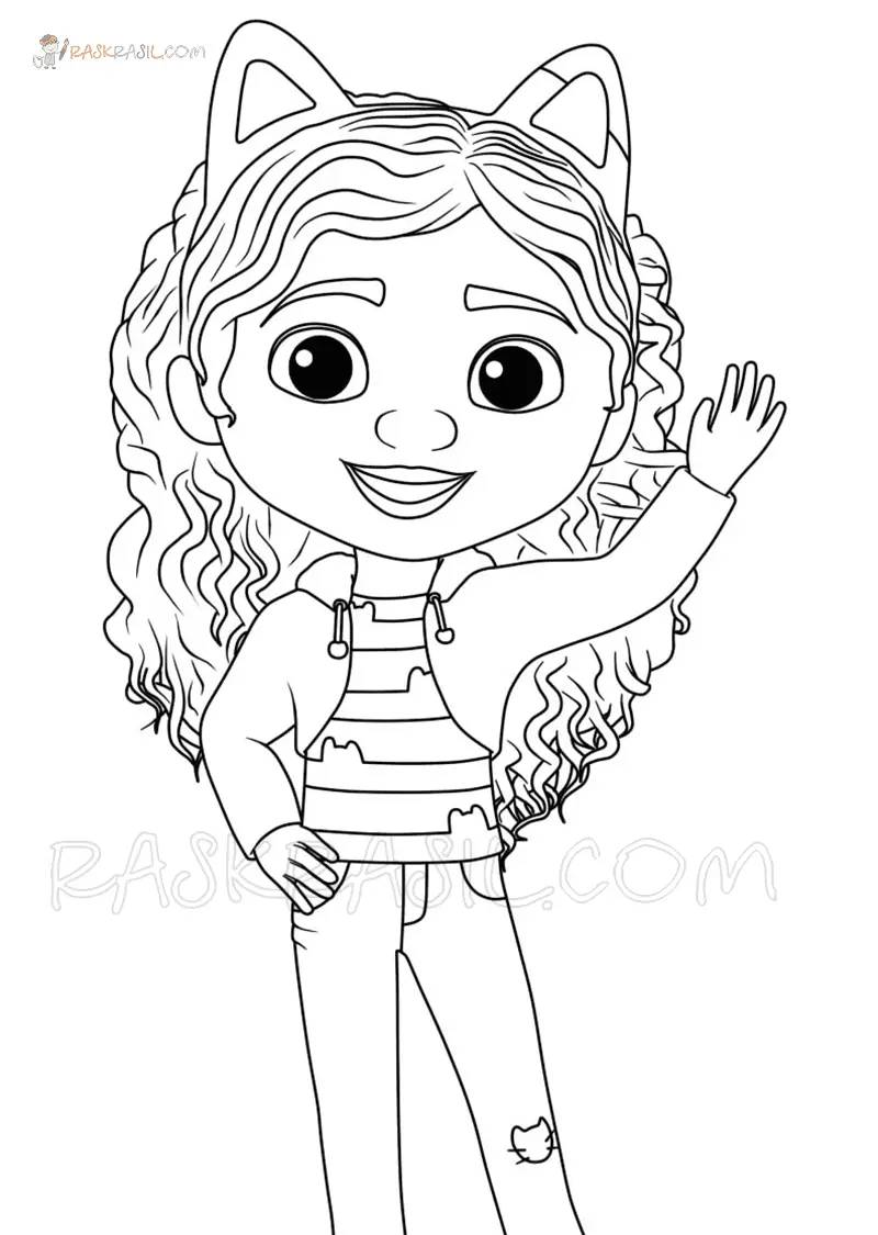 La Casa De Munecas De Gabby Para Colorear 17