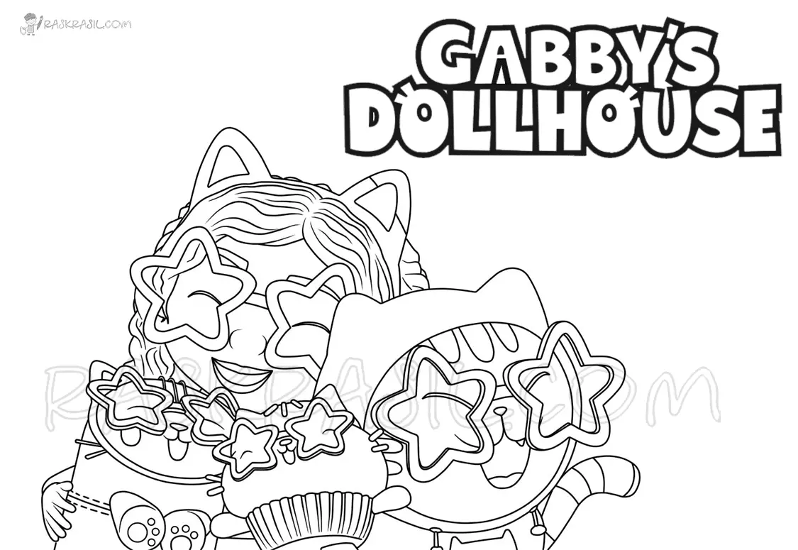 La Casa De Munecas De Gabby Para Colorear 26