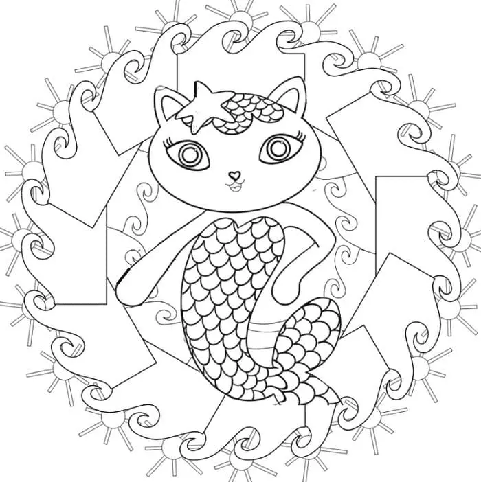 Desenhos de Casa Magica da Gabby Para Colorir 58