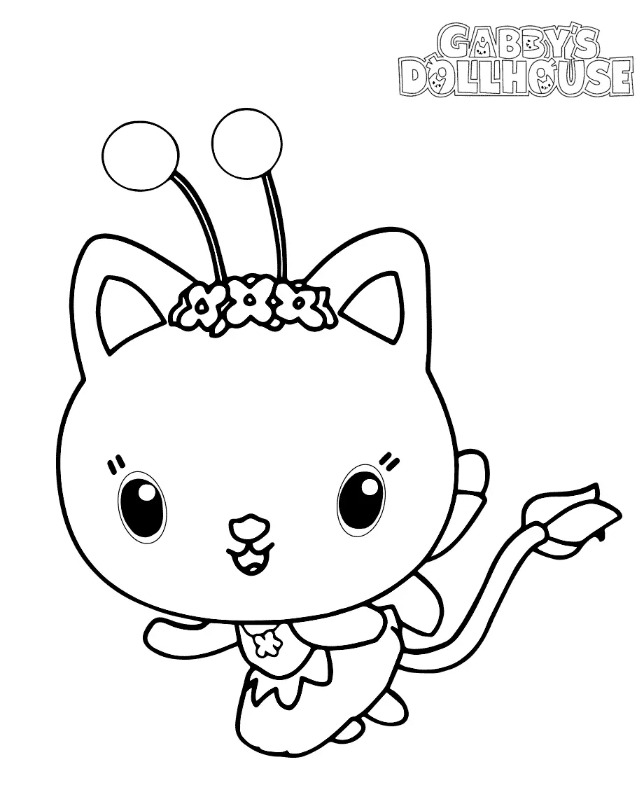 La Casa De Munecas De Gabby Para Colorear 6