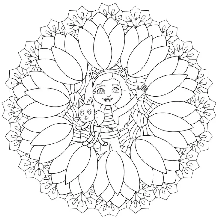 La Casa De Munecas De Gabby Para Colorear 66