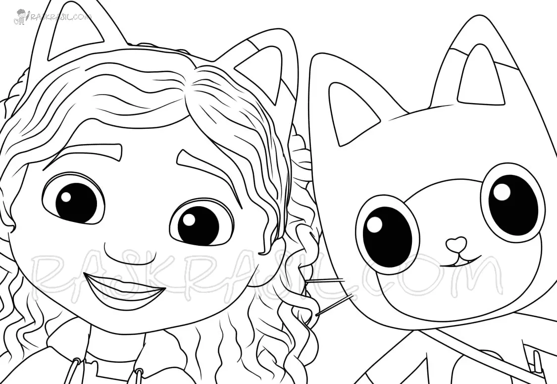 La Casa De Munecas De Gabby Para Colorear 9