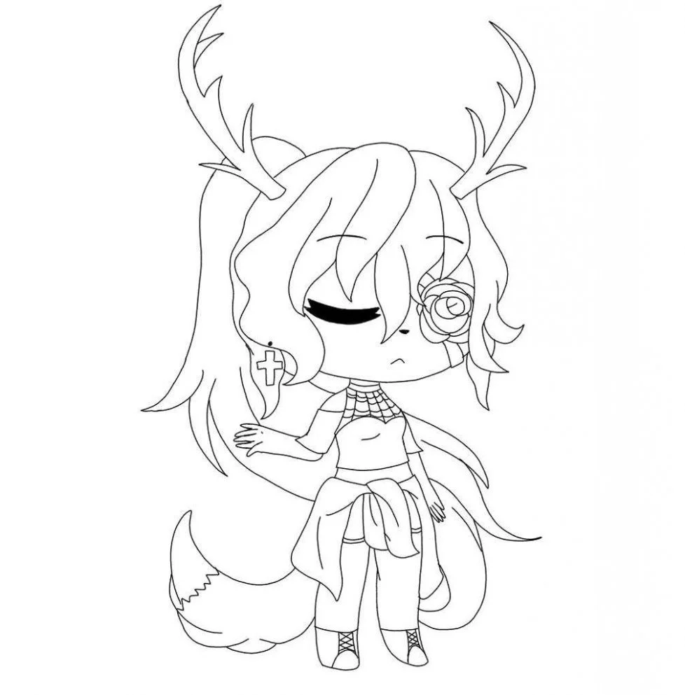 Gacha Life Ausmalbilder 47