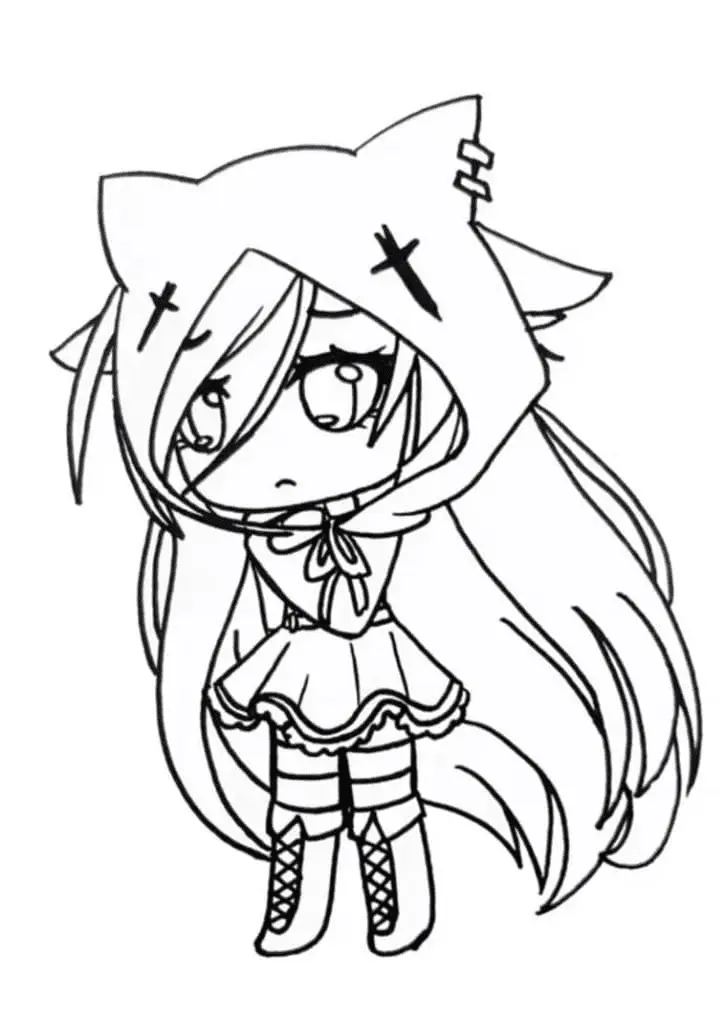 Gacha Life Ausmalbilder 75