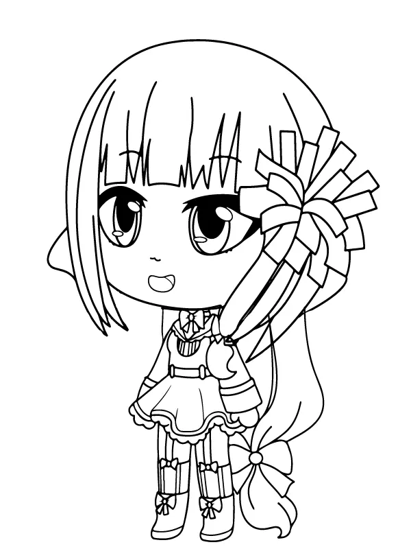 Gacha Nox Para Colorir 1
