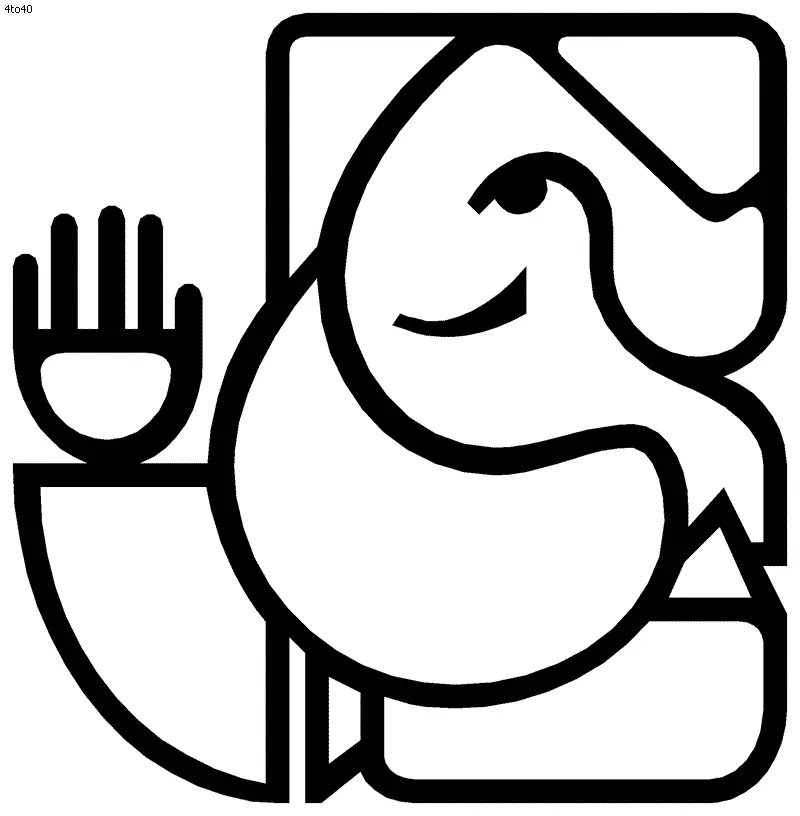 Ganesha Coloring Pages 30