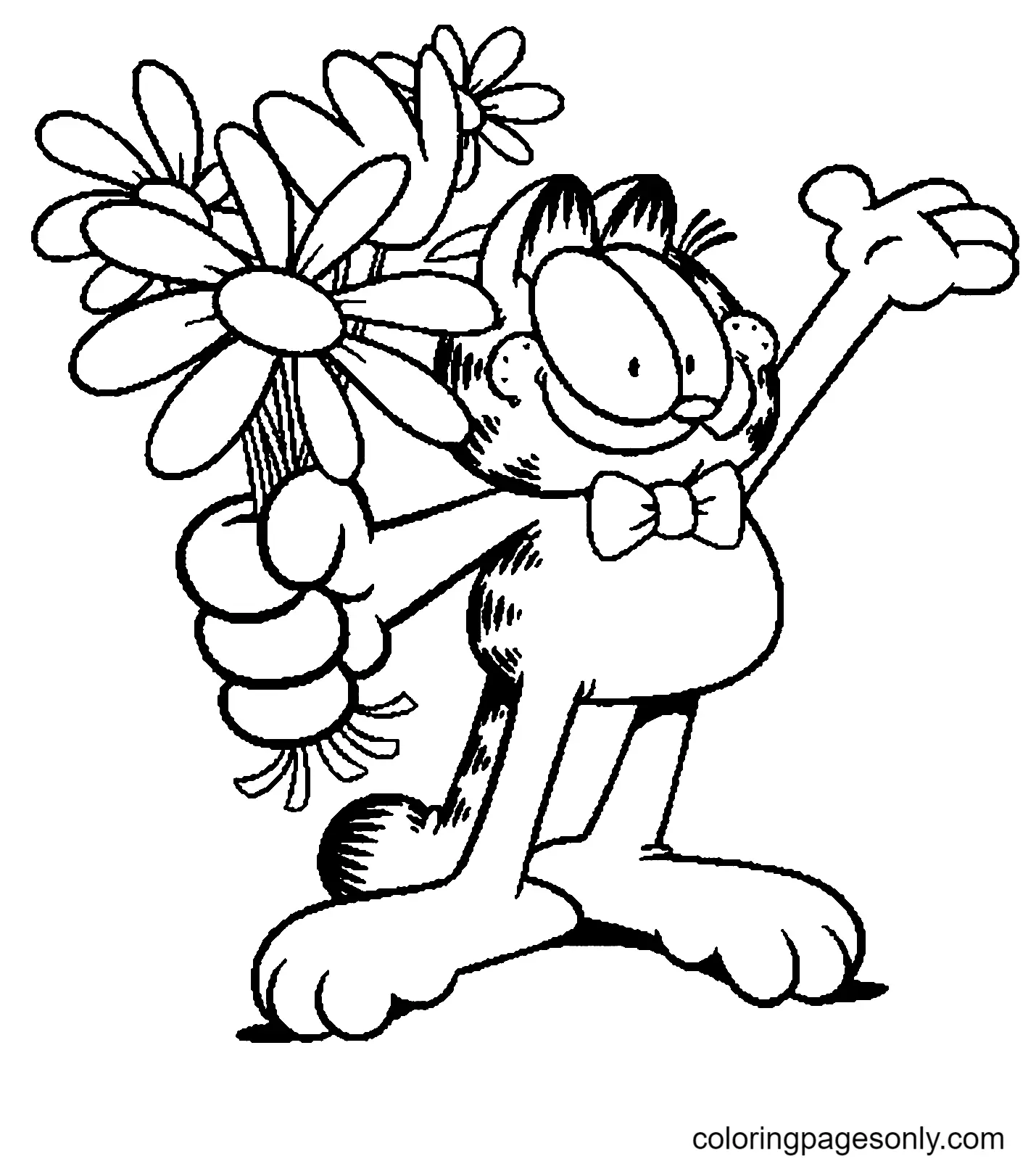 Desenhos de Garfield Para Colorir 53