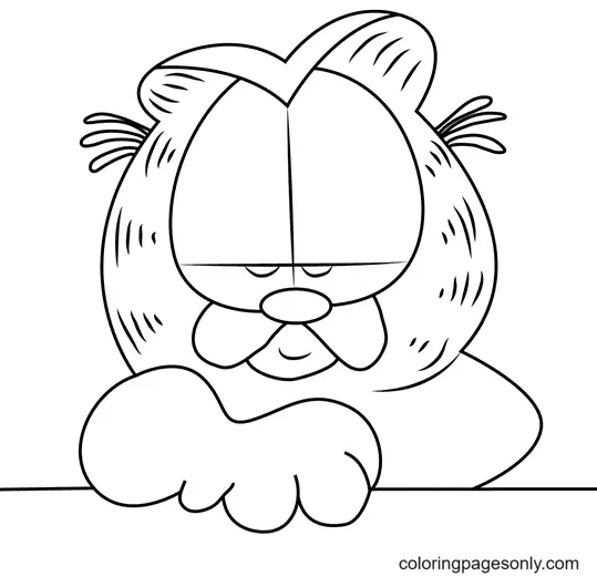 Garfield Coloring Pages 69