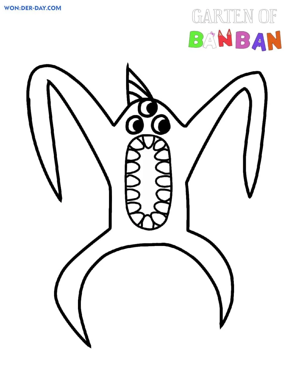 Garten Of Banban Para Colorear 38