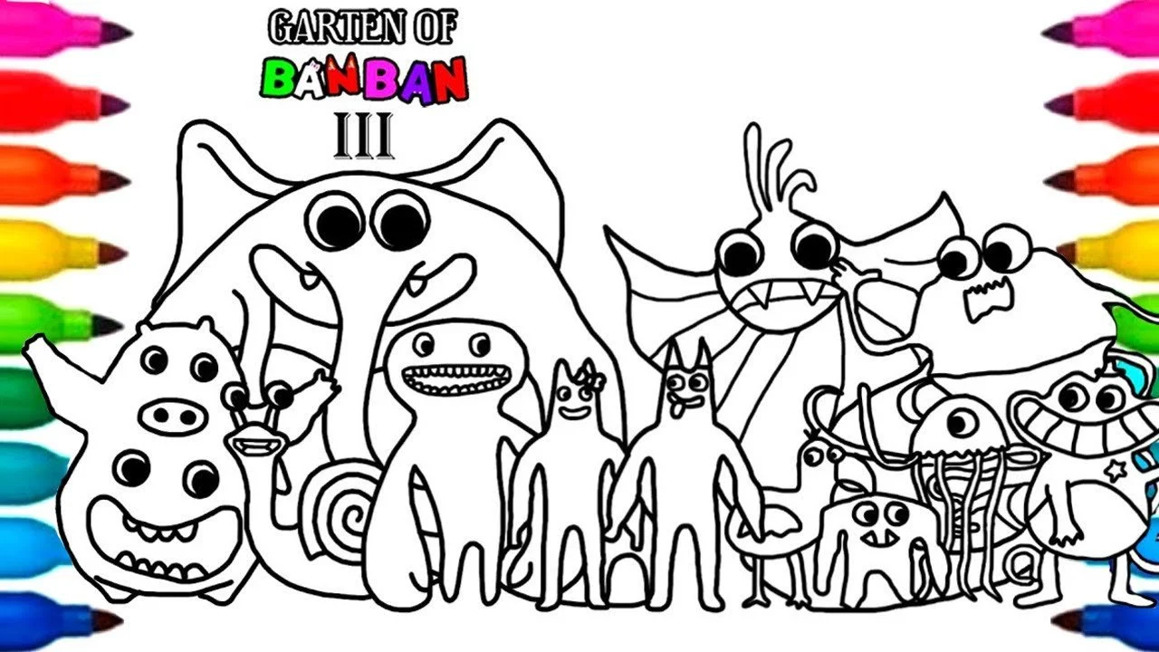 Desenhos de Garten of Banban Para Colorir 45