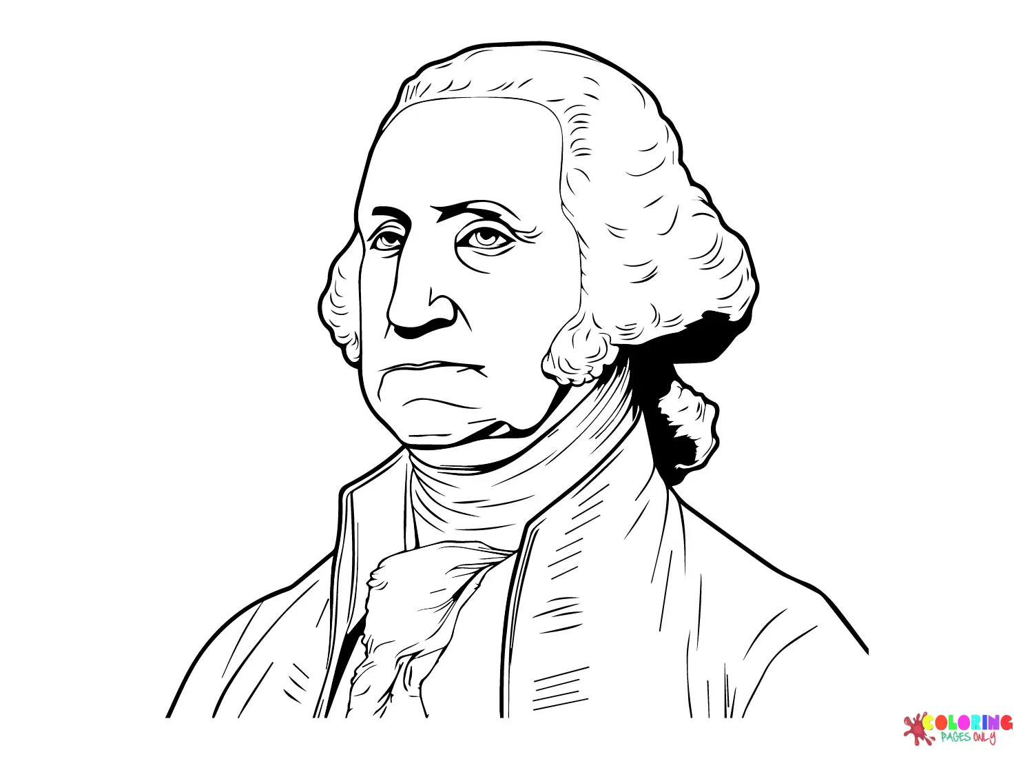 George Washington Para Colorear 13