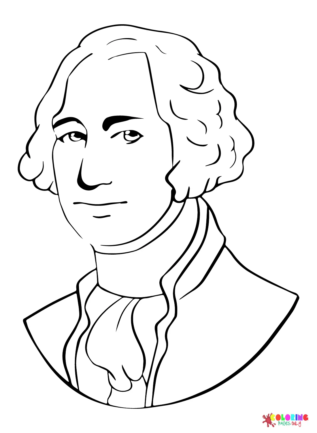 George Washington Para Colorear 6