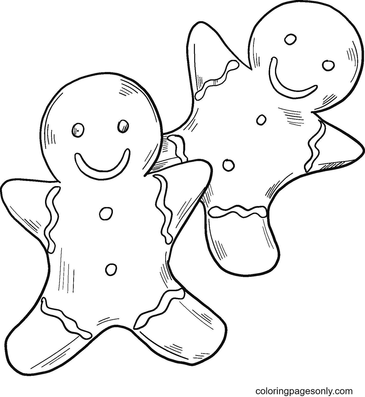 Gingerbread Man Coloring Pages 31