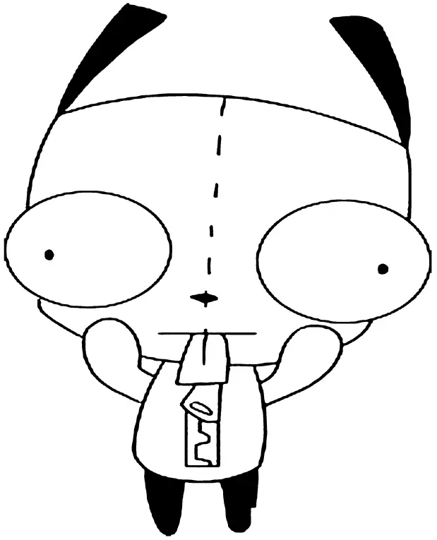 Gir Coloring Pages 10