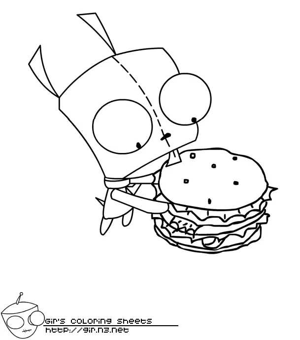Gir Coloring Pages 28