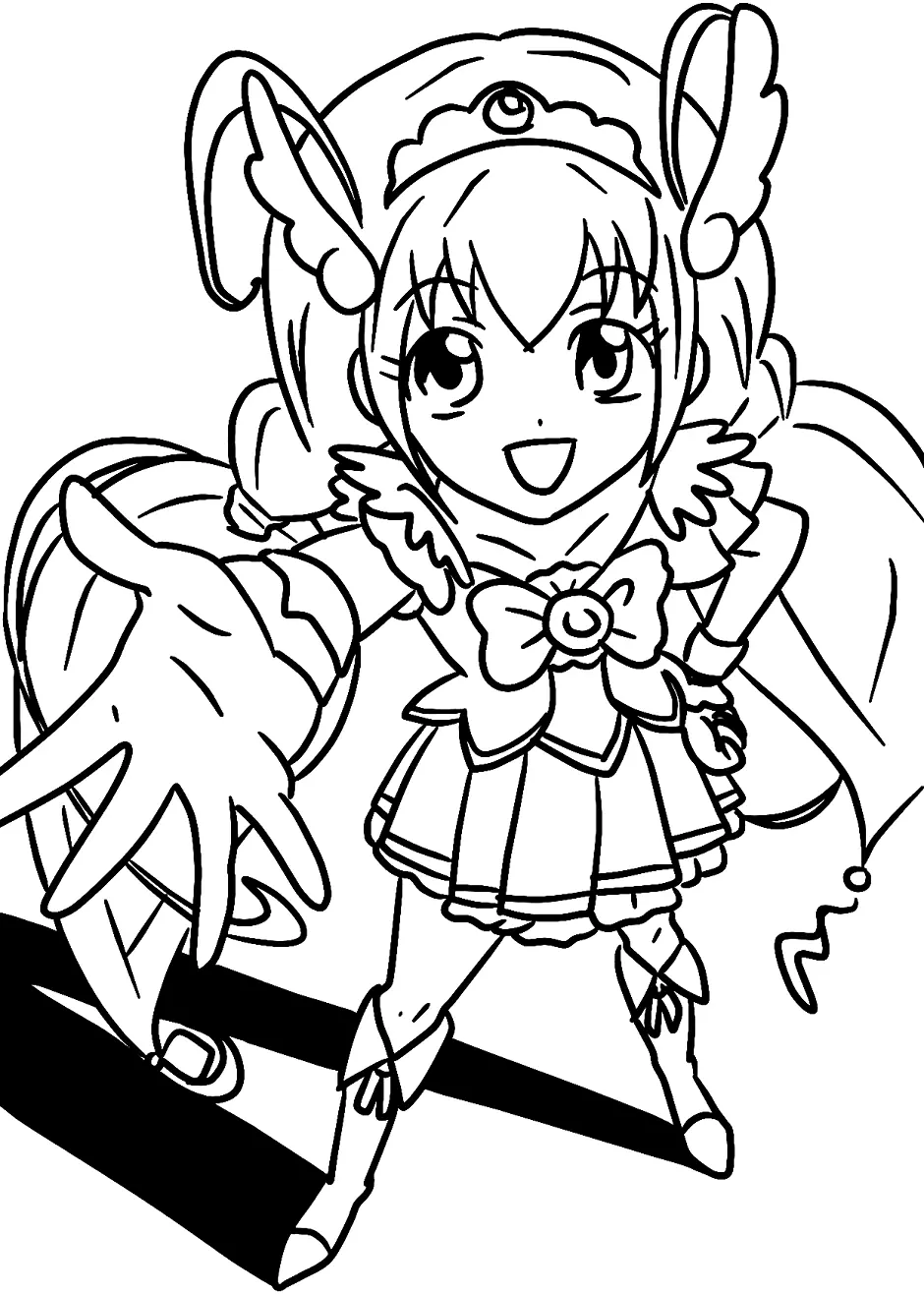 Glitter Force Ausmalbilder 15