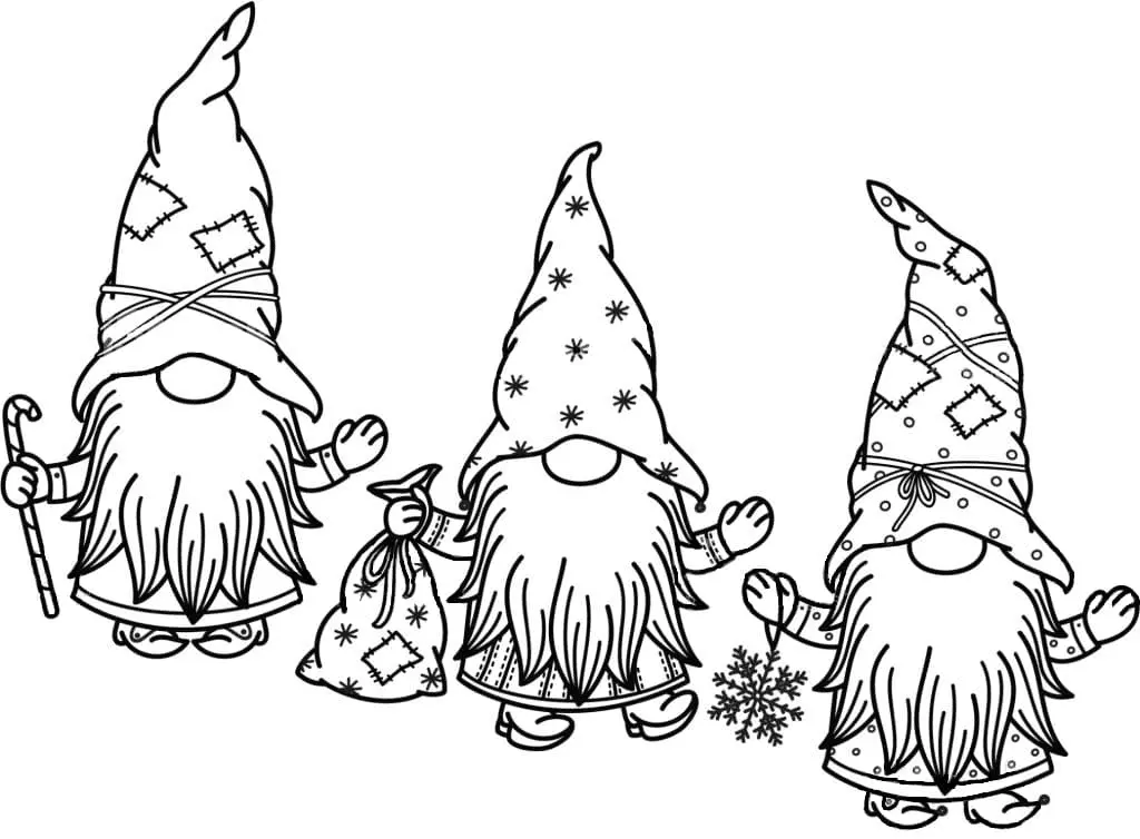 Gnome Ausmalbilder 15
