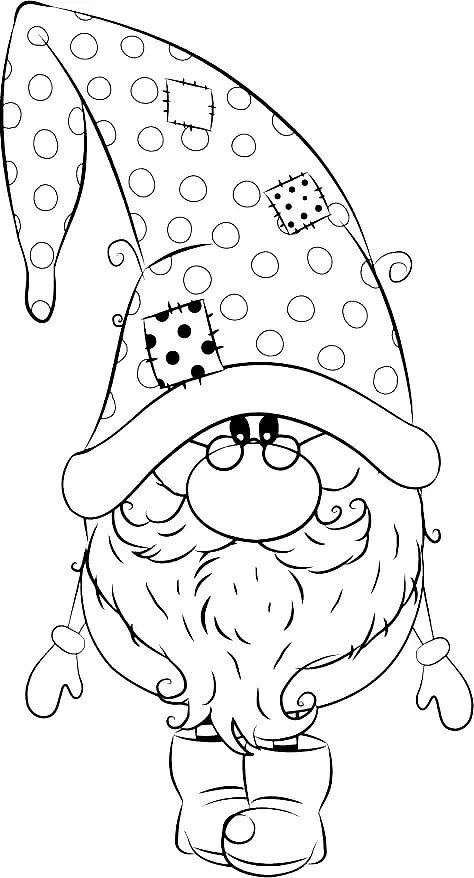 Gnome Ausmalbilder 23
