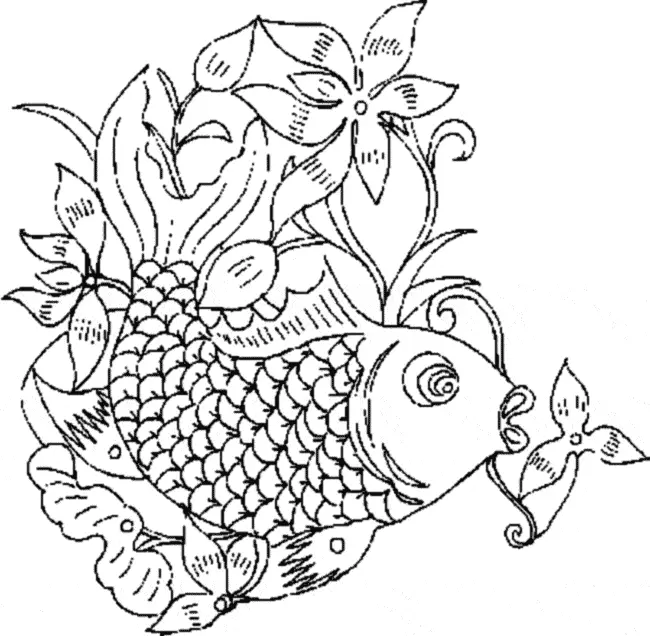 Goldfish Coloring Pages 51