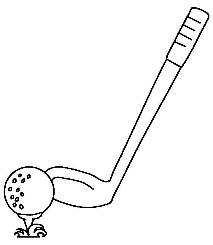 Desenhos de Golf Para Colorir 48
