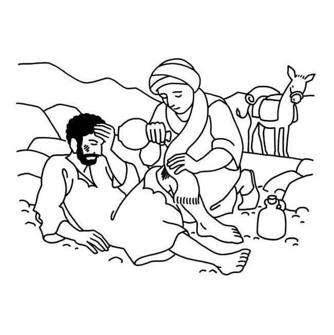 Gute Samariter Ausmalbilder 18