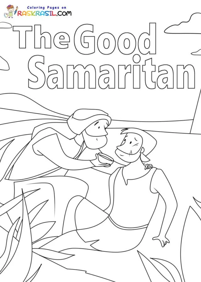 Desenhos de Bom Samaritano Para Colorir 2
