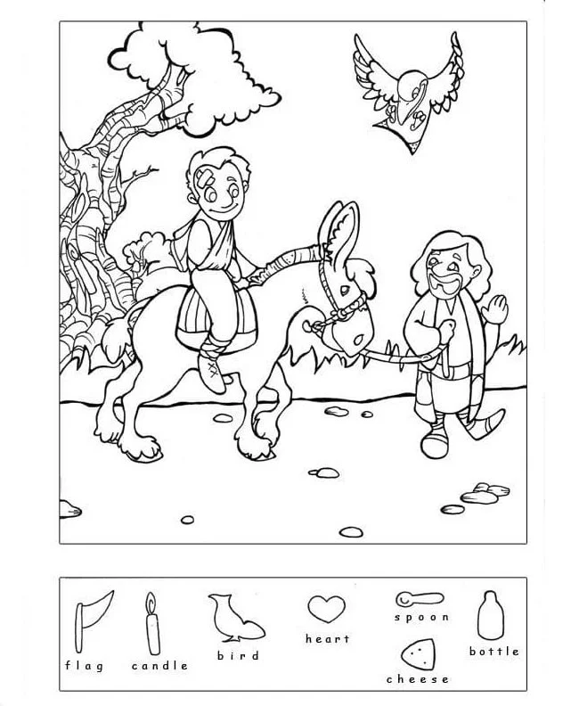 Desenhos de Bom Samaritano Para Colorir 44