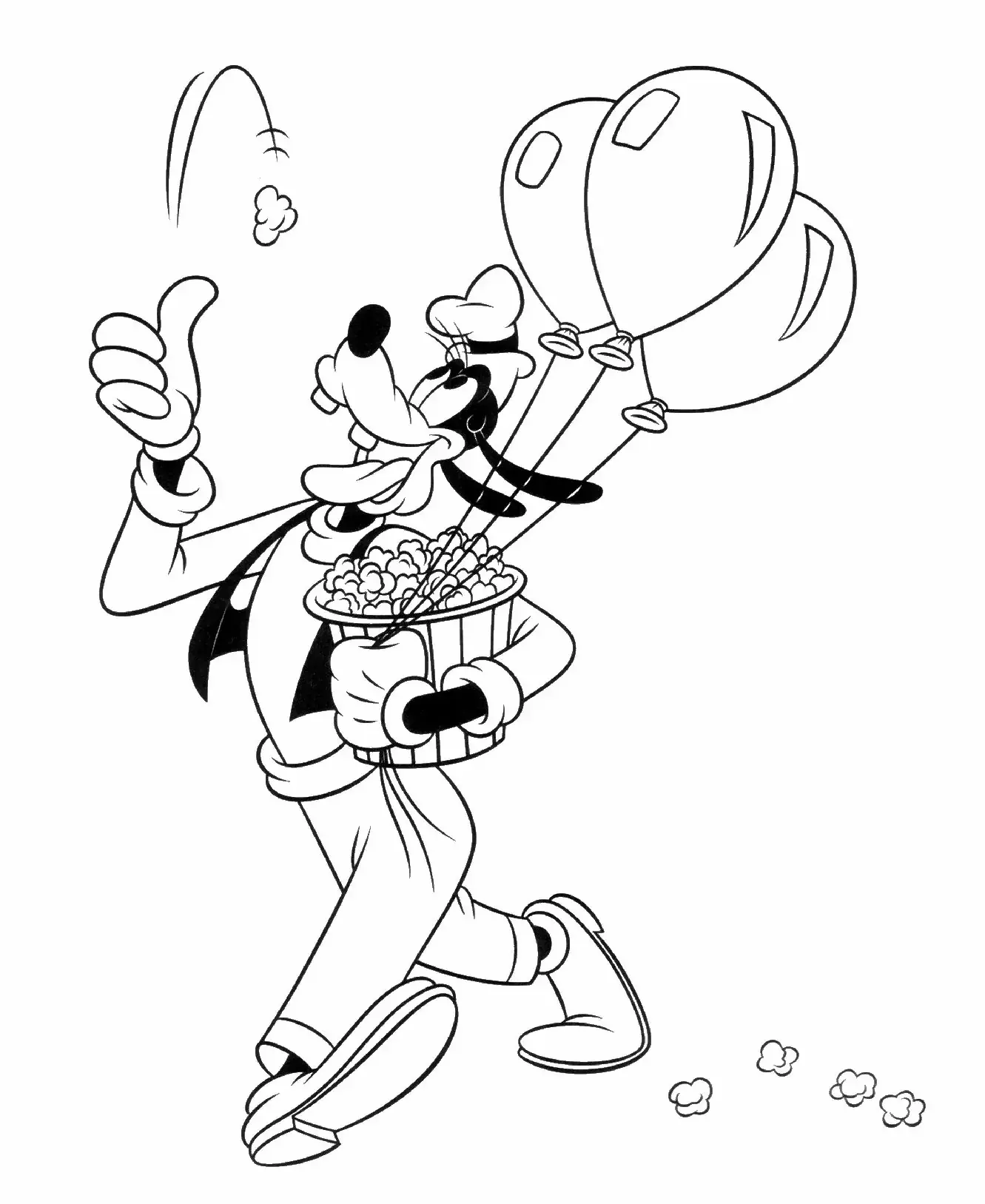 Desenhos de Pateta Para Colorir 109