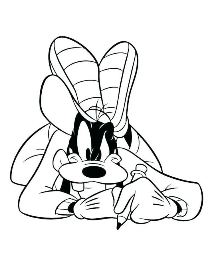 Goofy Coloring Pages