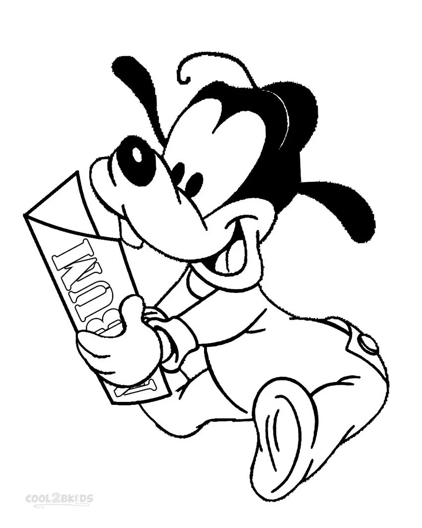 Desenhos de Pateta Para Colorir 77